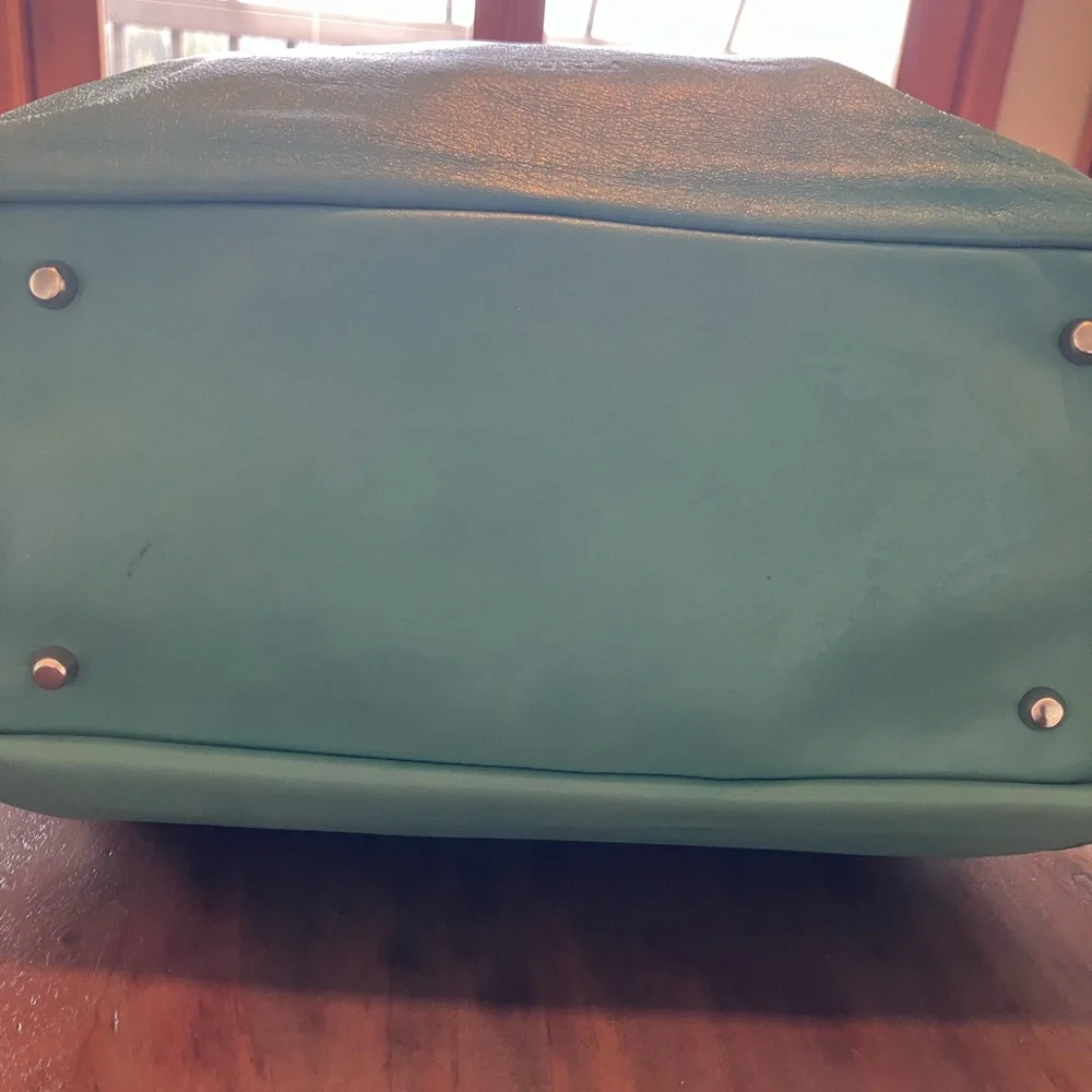 Furla Turquoise Leather Shoulder Bag - Picture 11 of 13